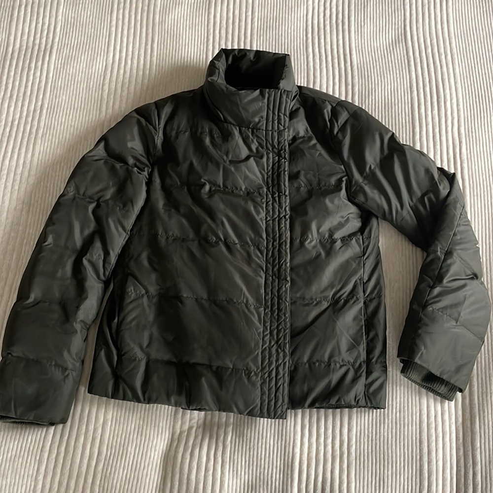 Olive green Vince down jacket
